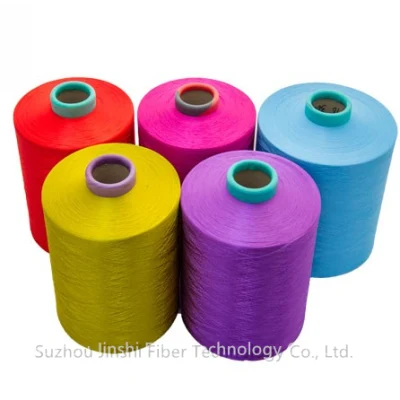 中国製織用糸、ペットボトル、再生ポリエステル糸、DTYポリエステル糸の無料サンプル